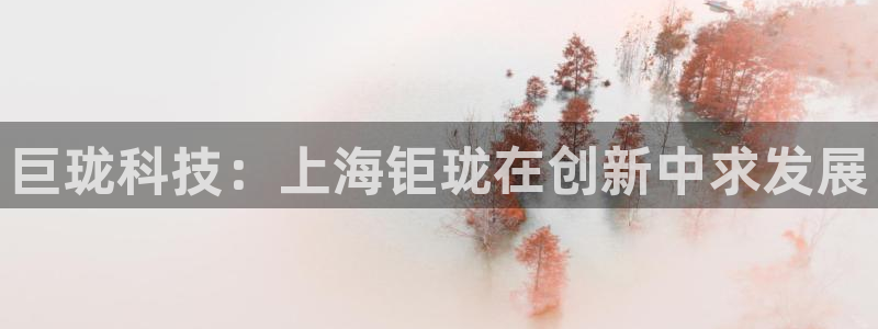 天辰天富娱乐:巨珑科技:上海钜珑在创新中求发展