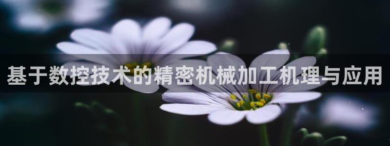天辰娱乐 首选:基于数控技术的精密机械加工机理与应用