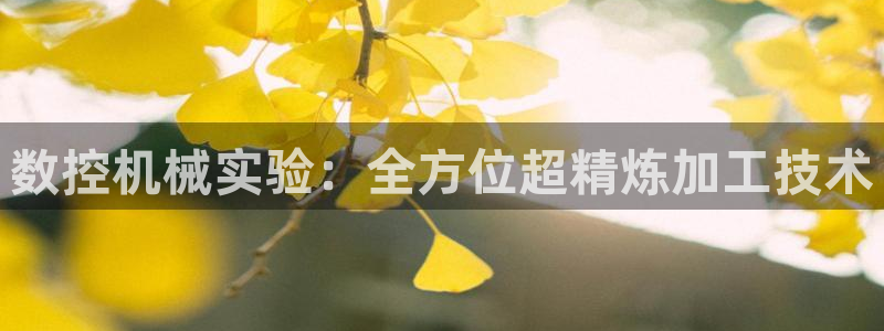 天辰娱乐1956:数控机械实验:全方位超精炼加工技术