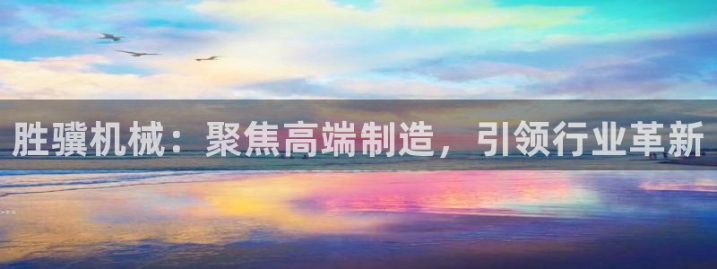 天辰娱乐上级:胜骥机械:聚焦高端制造,引领行业革新